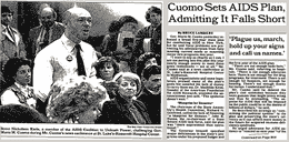 Cuomo sets AIDS plan admitting it falls short–NYTimes